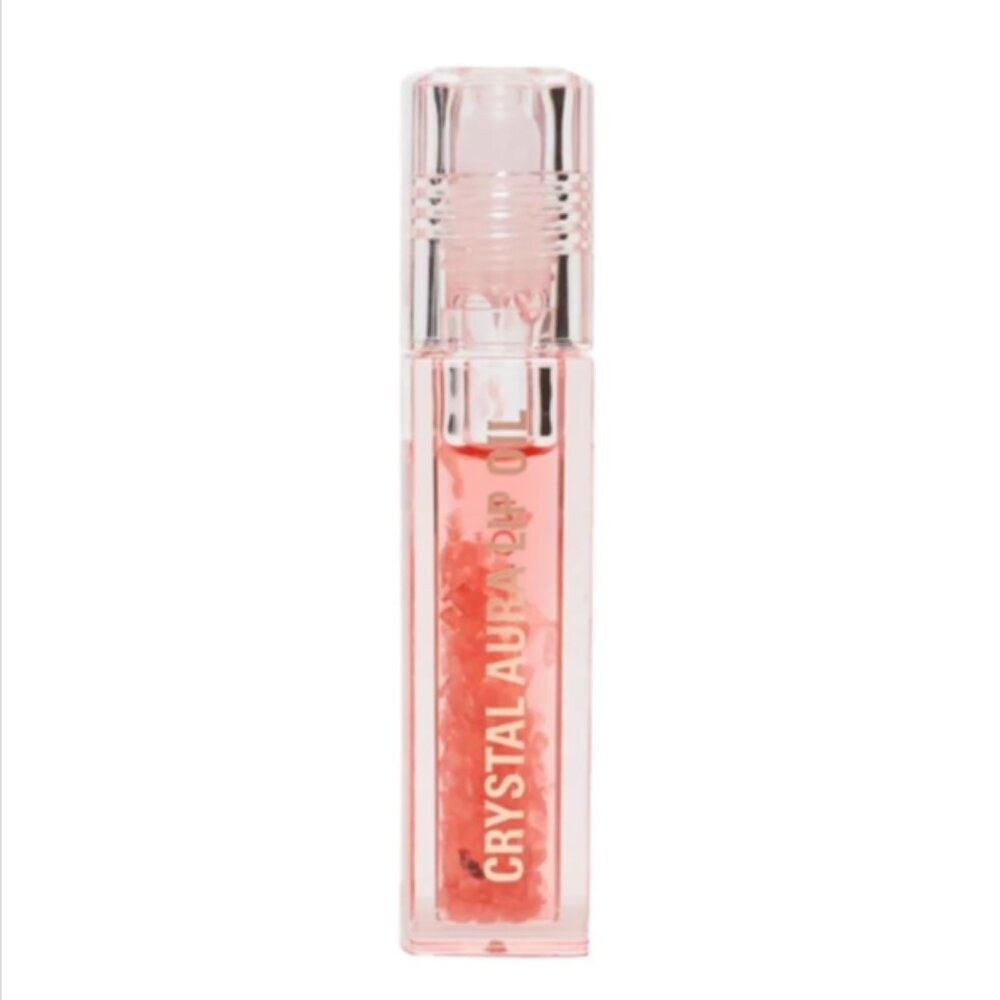 Makeup Revolution London Crystal Aura Lip Oil Rose Quartz Trio NIB